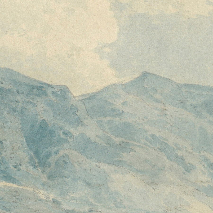 Ilam Rock, Dovedale, Derbyshire por Turner, 1802 