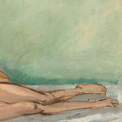 Nu demi couché (Desnudo medio reclinado) de Henri Matisse, 1918 