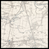 Carte ancienne personnalisée de Bellshill 