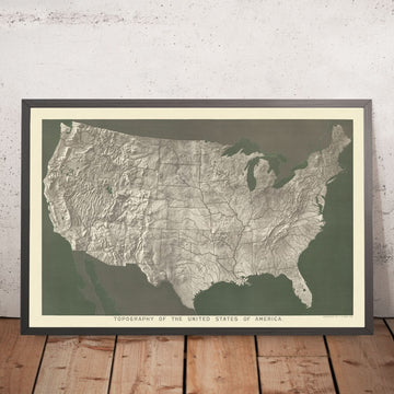 Topographie des États-Unis d&