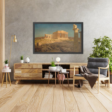 A framed image of 