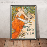 The West End Review by Alphonse Mucha, 1897
