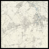 Carte ancienne personnalisée de Sutton 