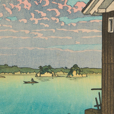 Morning in Yobuko, Hizen by Hasui Kawase, 1935