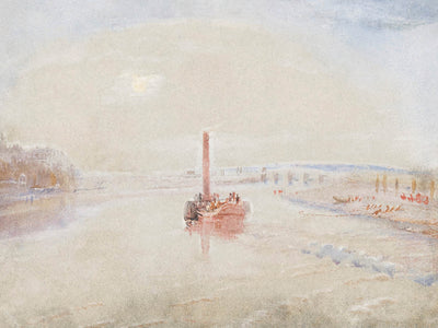 La Confluencia del Sena y el Marne en Charenton, Francia por Turner, 1835 