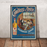 Chartreuse d’Anvers Vintage Liqueur Poster, 1911