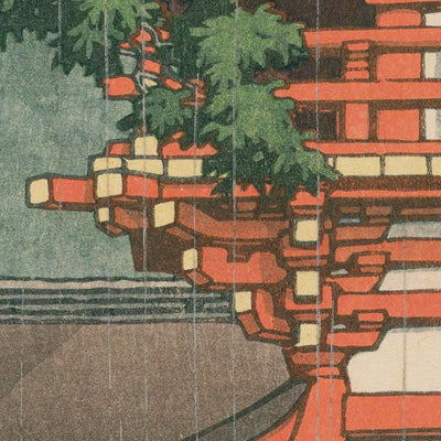 Kasuga-Schrein in Nara von Hasui Kawase, 1935 