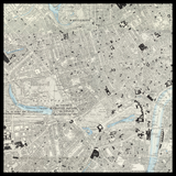 Carte ancienne personnalisée de Mayfair 