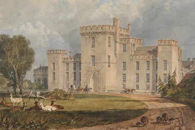 Vista de Hampton Court, Hertfordshire, desde el noroeste por Turner, 1806 