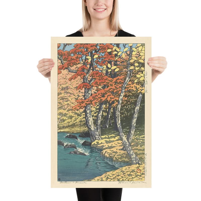 Autunno a Oirase di Hasui Kawase, 1933 