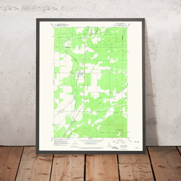 Old Map of Athol, Idaho by USGS, 1961 – Kaniksu National Forest & Twin Lakes