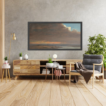 A framed image of 