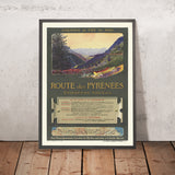 Pyrenäen-Reiseposter: Route des Pyrénées von Henri Polart, 1913 