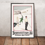 Póster de viaje de Bergen: Bergensutstillingen 1910 