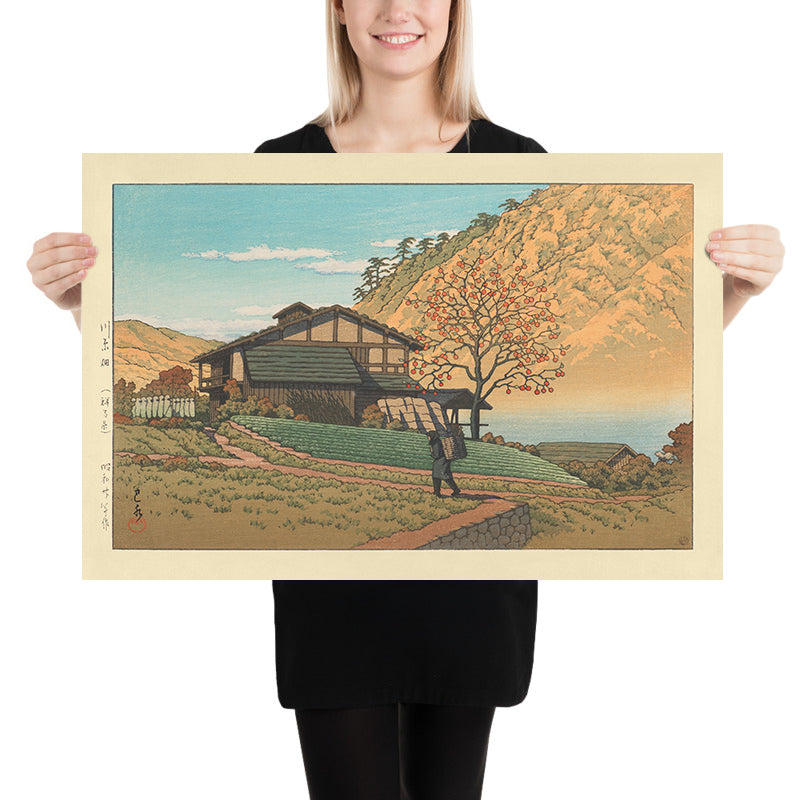 Kawarahata in Gunma by Hasui Kawase 1935