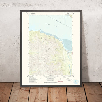Map of Hope, Alaska by USGS, 1993 – Turnagain Arm & Kenai National Wildlife Refuge