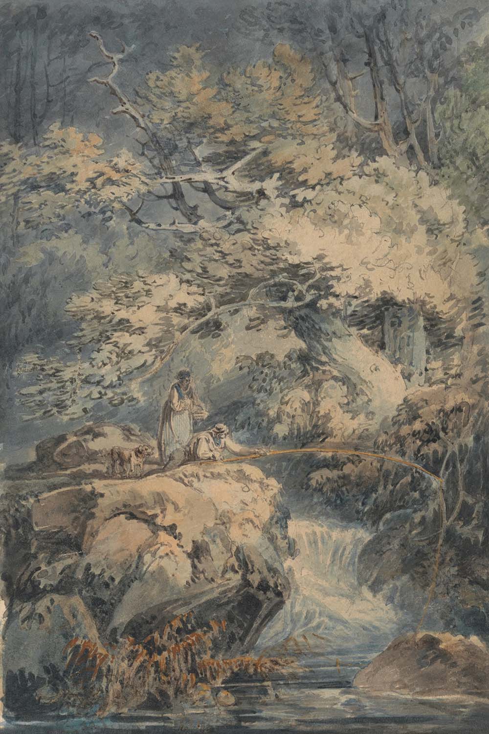 The Angler by Turner, 1794