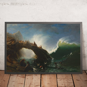 A framed image of 