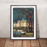 Reiseplakat Touraine: Chemin de fer d’Orléans von Louis Tauzin, 1900 