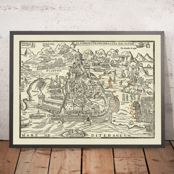 Mappa militare antica dell&