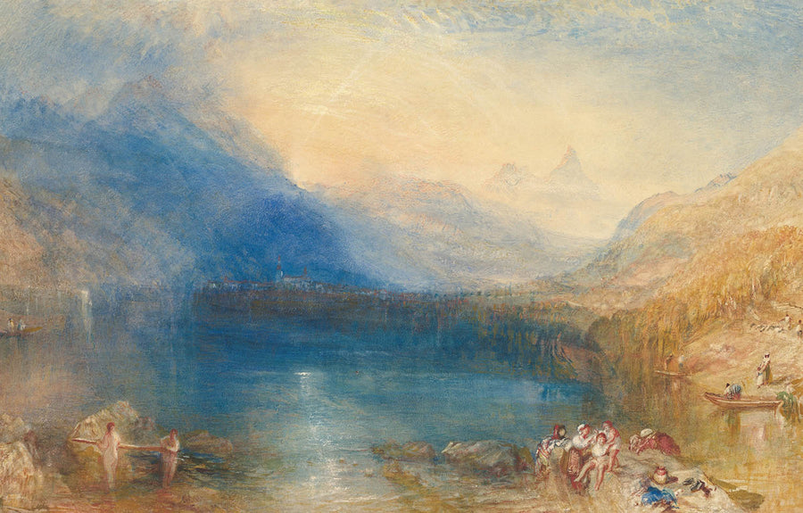 Le lac de Zug, Suisse par Turner, 1843 