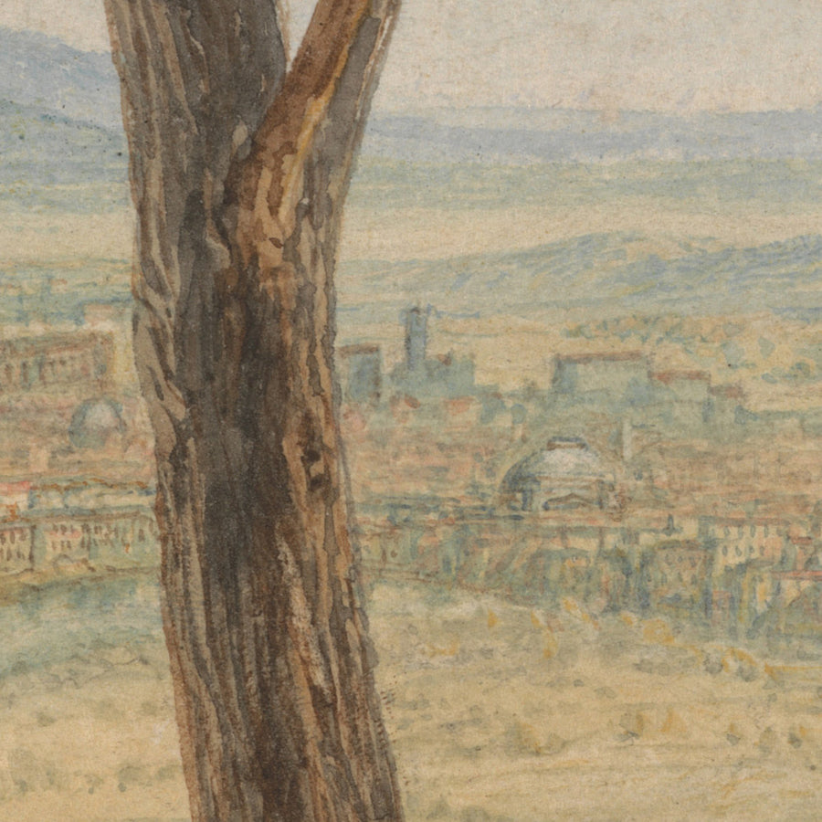 Rome from Monte Mario by Turner, 1818