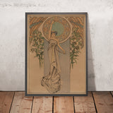 Menu Card by Alphonse Mucha, 1900