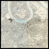 Carte ancienne personnalisée de Greenwich 