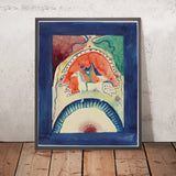 Design for the Cover of the Almanac The Blue Rider VIIII by Wassily Kandinsky, 1911