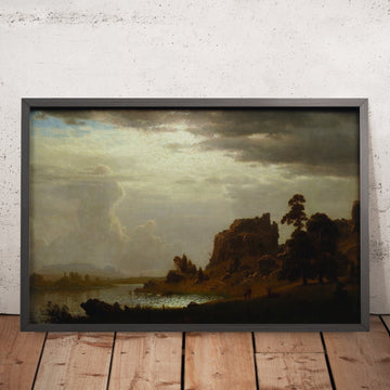 A framed image of 