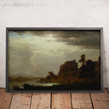 On the Sweetwater Near the Devil's Gate by Albert Bierstadt, 1860