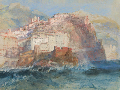 Genua, vom Meer aus, mit Blick auf die Kirche Santa Maria Assunta in Carignano von Turner, 1802 