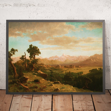 A framed image of 