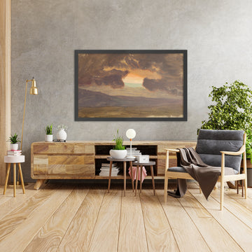 A framed image of 