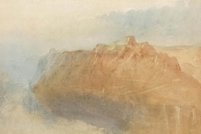 La Fortaleza de Ehrenbreitstein desde el otro lado del Rin por Turner, 1817 