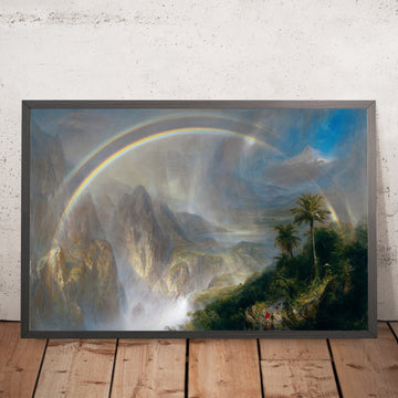 A framed image of 