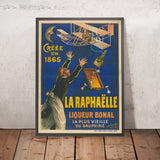 La Raphaëlle Vintage Liqueur Poster by J. Rosetti, 1865