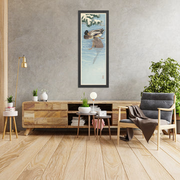 A framed image of 