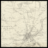 Personalised Old Map of Haverfordwest