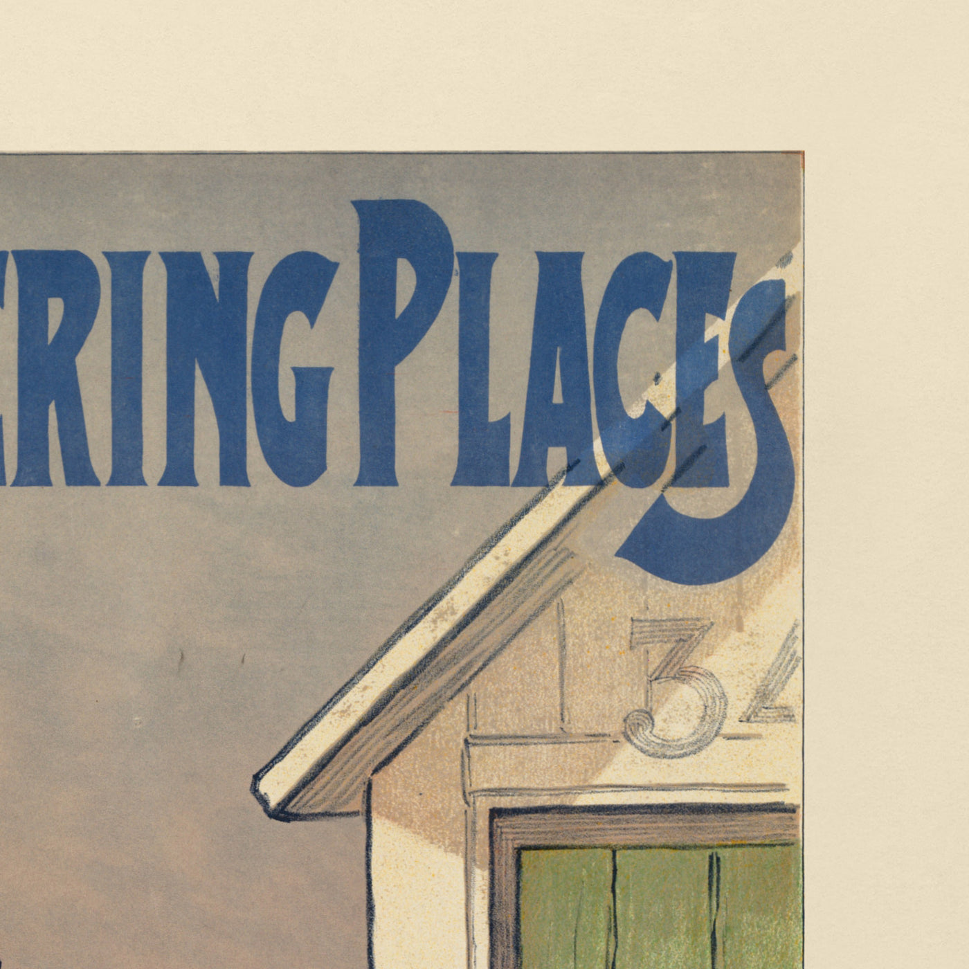 Belgium Coast Travel Poster: Belgian Watering Places by State Railway