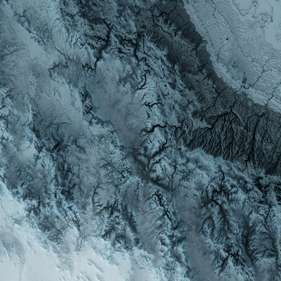Arizona Topografische 3D Reliefkarte 