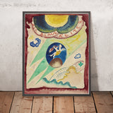 Design for the Cover of the Almanac The Blue Rider VII by Wassily Kandinsky, 1911