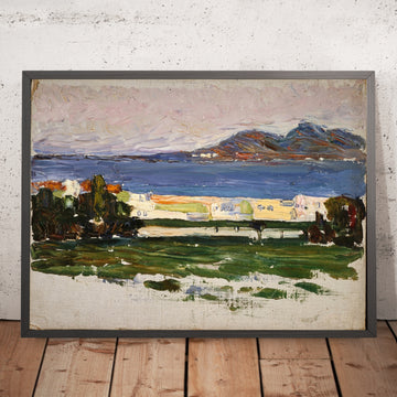 A framed image of 
