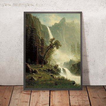 A framed image of 