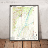 Map of Teton Village, Wyoming by USGS, 1996 – Grand Teton National Park & Snake River