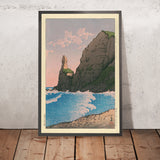 Setakamui Rock à Shirubeshi par Hasui Kawase, 1935 