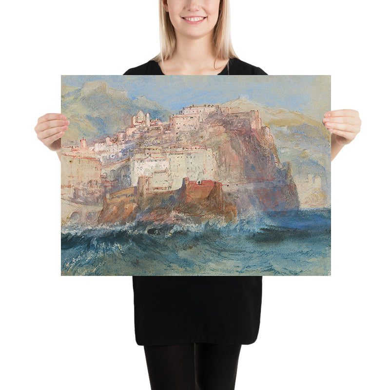 Genua, vom Meer aus, mit Blick auf die Kirche Santa Maria Assunta in Carignano von Turner, 1802 