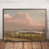 Sunset across the Hudson Valley by Frederic Edwin Church, 1870