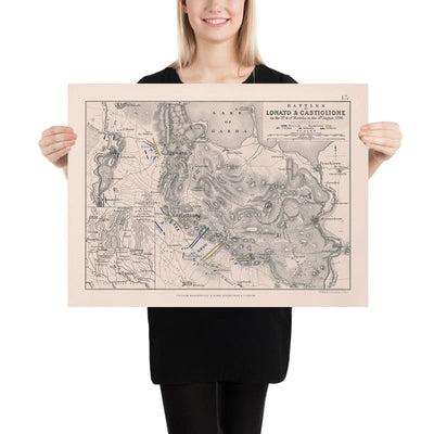 Schlachten von Lonato & Castiglione von AK Johnston, 1796: Französischer Revolutionskrieg 
