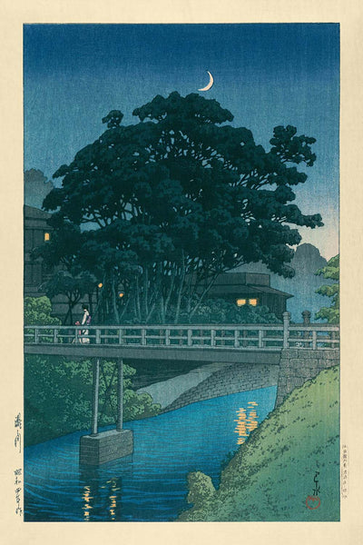 Puente Takinogawa de Hasui Kawase, 1935 